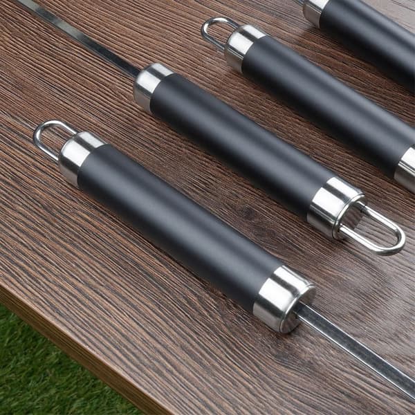 4x Stålspyd Stålspyd til Grillspyd 47 cm_MGF