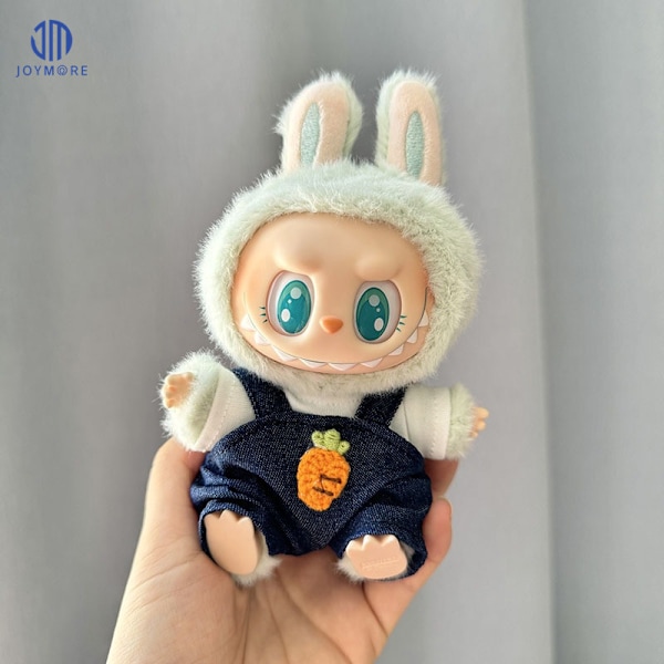 /NC/POP MART Labubu Macaron Legetøj Have a Seat Labubu Tøjsæt og Tilbehør Labubu Tøj 17cm Designere 8