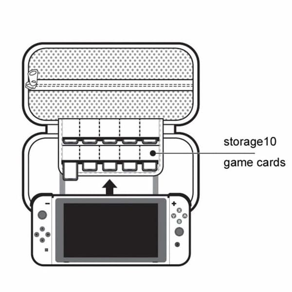 INF Shockproof Nintendo Switch Compatible Case - Travel Case