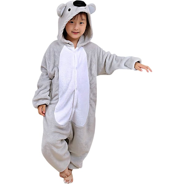 Barn/Unisex Fancy Dress Dyre Kostyme Onesie Pyjamas Jumpsuit Cosplay Kigurumi Jul Halloween Fancy Dress koala 120