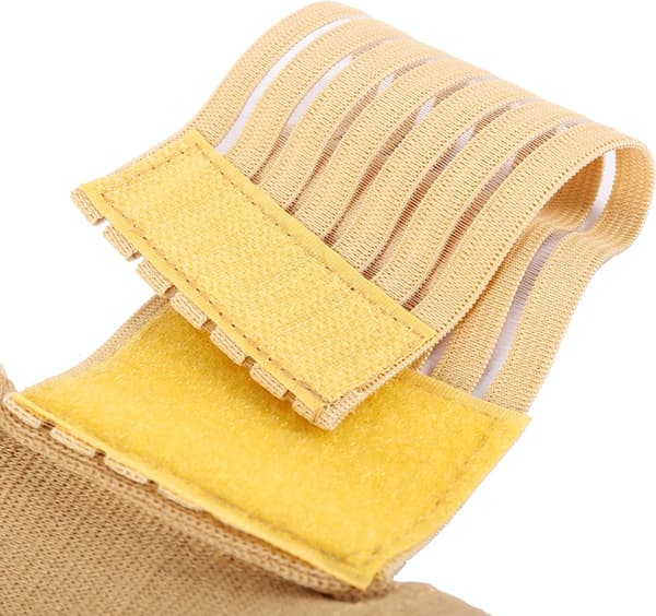 Handledsstöd | Handledsskydd | Handledsskydd | Sport handledsstöd | Handledsstabilisator | Handledsbandage med kardborreknäppning | 1 par | Beige