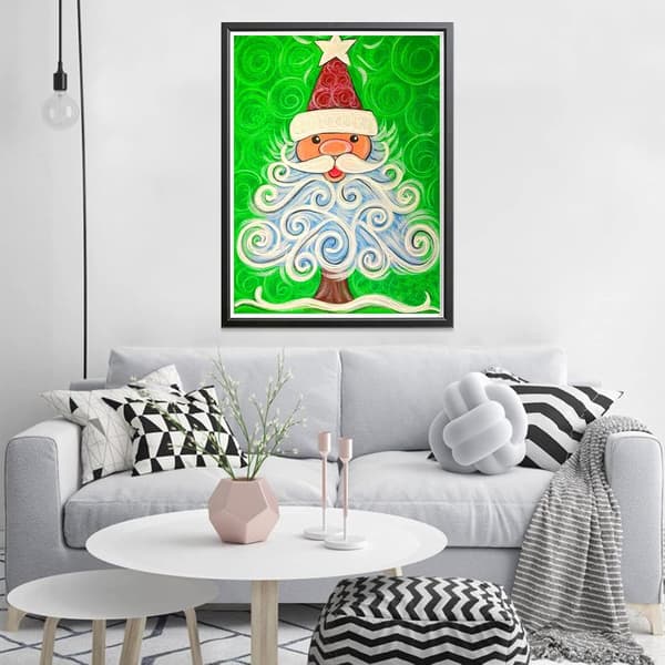 Jul 5D Diamantmaleri Kit, 30x40 cm, Julemand_MGF