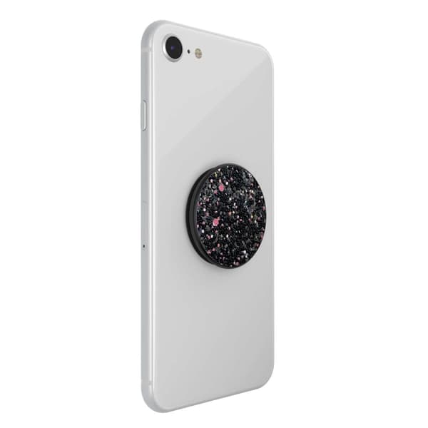 POPSOCKETS Sparkle Black Avtakbart grep med stativfunksjon Premium Multifärg