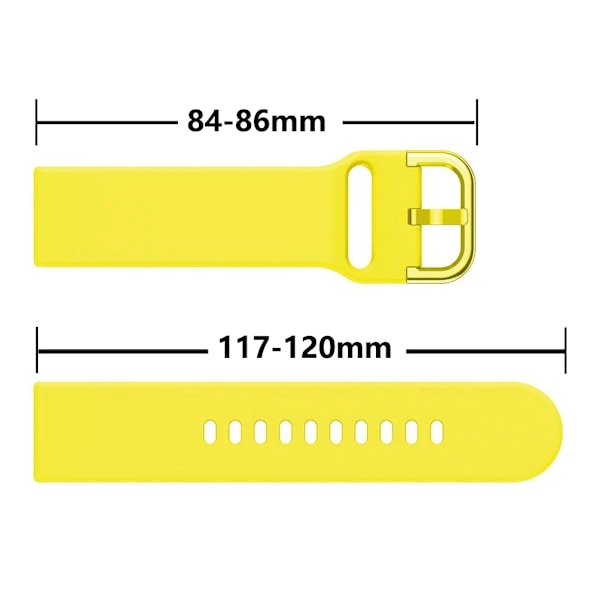 20mm 22mm Armband för Amazfit GTS 2/3/4 Mini Band GTR 2/3/4 42mm Silikon Armband Armband för Amazfit Bip Band Tillbehör Sky bule Sky bule Sky bule 20mm Watchband