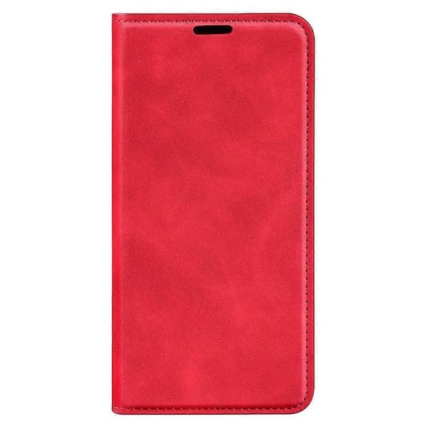 til Honor Magic7 Lite 5G/ X9c 5G Etui Lædertekstur Læderpung Telefonetui - Perfekt Red_MGF Red