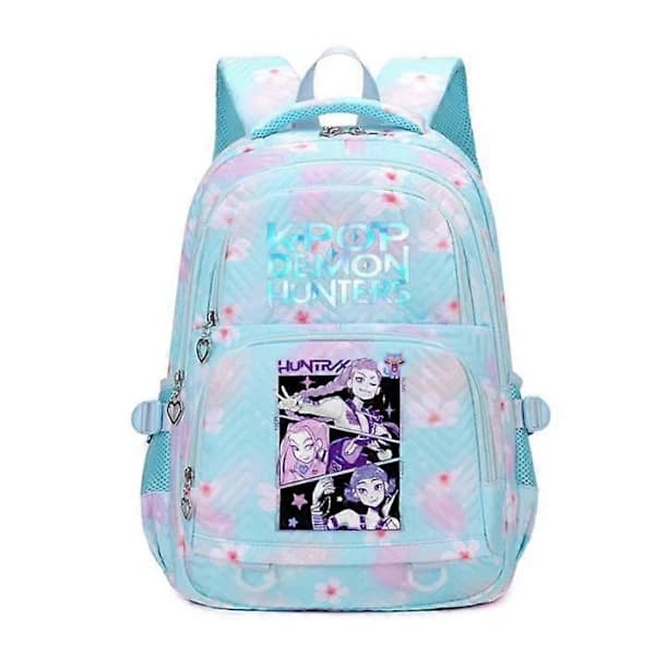 KPop Demon Hunters Trykt Rygsæk Studerende Skoletaske _e A Blue Style 06 Blue Style 06