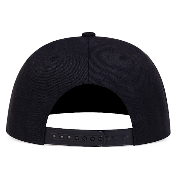 UNE SQUAD Keps Röd Bomull Hip Hop Snapback Hatt för Män Kvinnor Vuxen Utomhus Basket Casual Solkeps black