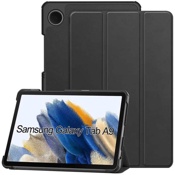 Suojakotelo Samsung-tabletille, musta Galaxy Tab S9/S9FE