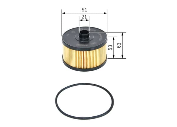 OLJEFILTER F026407231 BOSCH_MGF