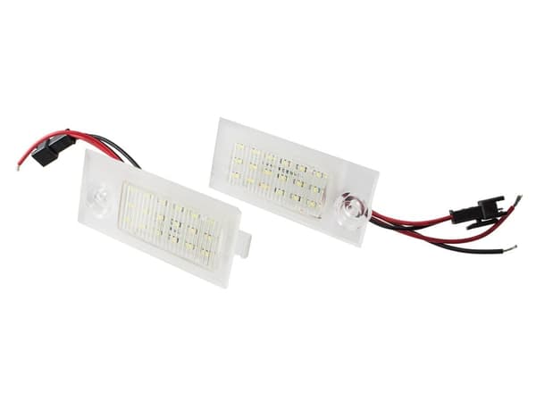 Audi A6 C5 Sedan 97-04 LED nummerpladelys 2-delt sæt_MGF