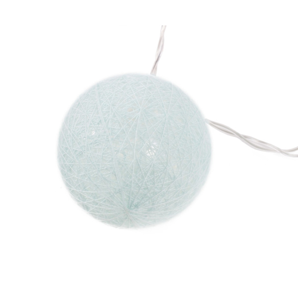 Cotton Ball LED String Lights 10 pcs 1.52 m 2×AA_MGF