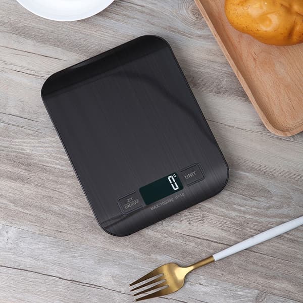 Rechargeable Digital Kitchen Scale - 5kg Precision Food Scale with Tare Function and USB Charging 10kg/1g 10kg/1g