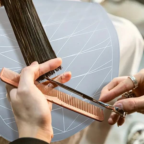 Silikone hårklippningskappe, professionel frisørkappe til hårfarvning, hårfarvning, hårklipning og styling Grå Grey