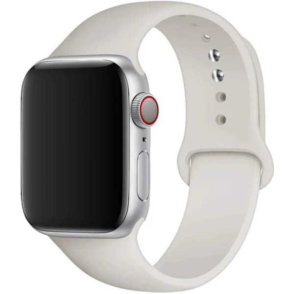 Silikoninen ranneke Apple Watchille, 45 mm, 44 mm, 42 mm, 49 mm, 41 mm, 40 mm, 38 mm, iWatch Series 8, 7, 9, SE, 4, 3, 5, Ultra, 6, Stone Stone 38 40 41 mm M-L