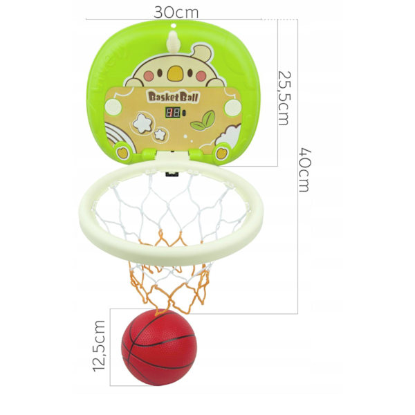 MINI BASKETKURV, BOLDPUMPE, DISPLAY MED SCORE_MGF
