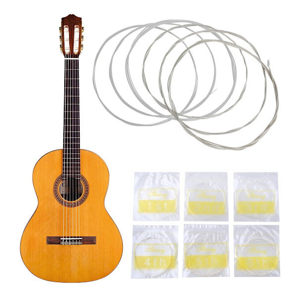 Gitarrsträngar Nylon .028-043 - Akustiska gitarrsträngar_MGF 5-Pack