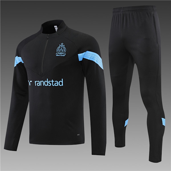 22-23 ny säsong Marseille vuxen/barn långärmad tröja set 10#
