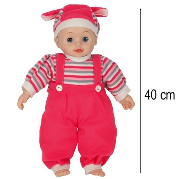 Maya babydocka med ljud rosa 40 cm_MGF