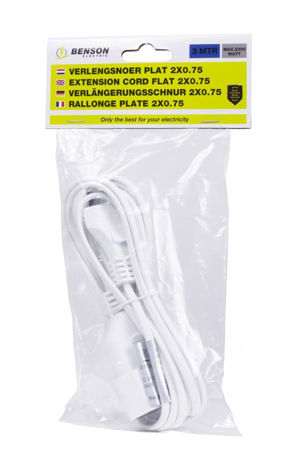 Jatkojohto litteä 3 m_MGF