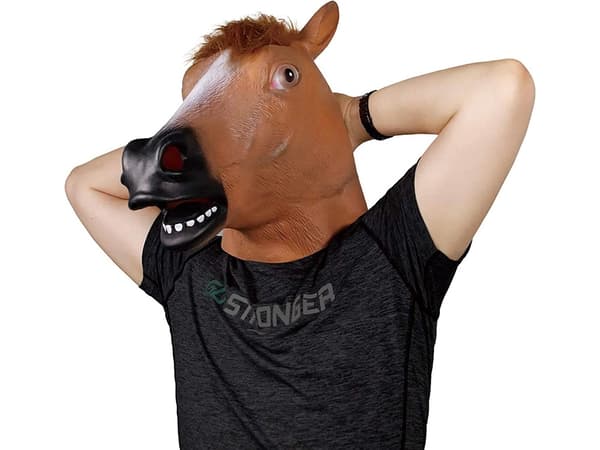Hestemaske til Maskerade og Fest – Latex_MGF