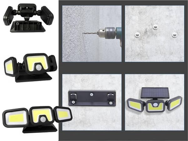 Solcellelampe til Haven - Solpanel & Bevægelsessensor_MGF