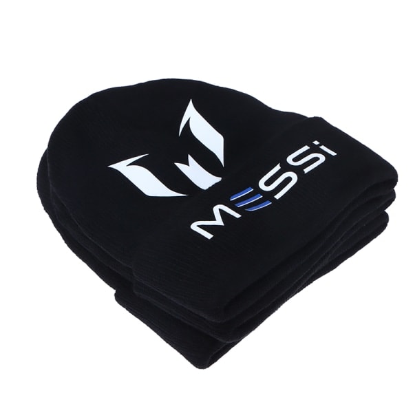 Messis Fotballhette Bonnet Strikket Lue Menn Kvinner Mote Unisex WC onesize