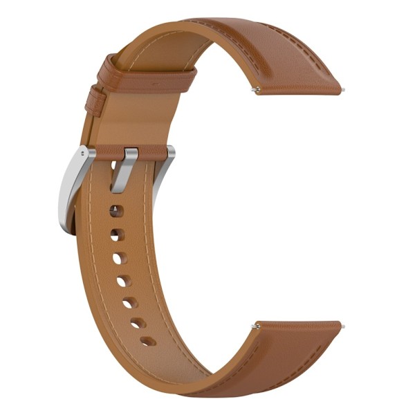 Äkta Läder Armband Smartwatch (22 mm) Brun 20