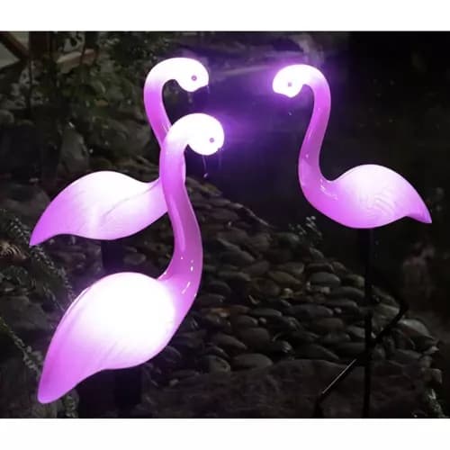 Hagelampe Flamingo - Solcelle_MGF Pink