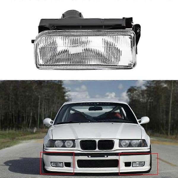 Frontfanger tåkelys lampehus erstatning kompatibel med B,MW E36 3-serie 1992-1998 venstre-Perfet_MGF