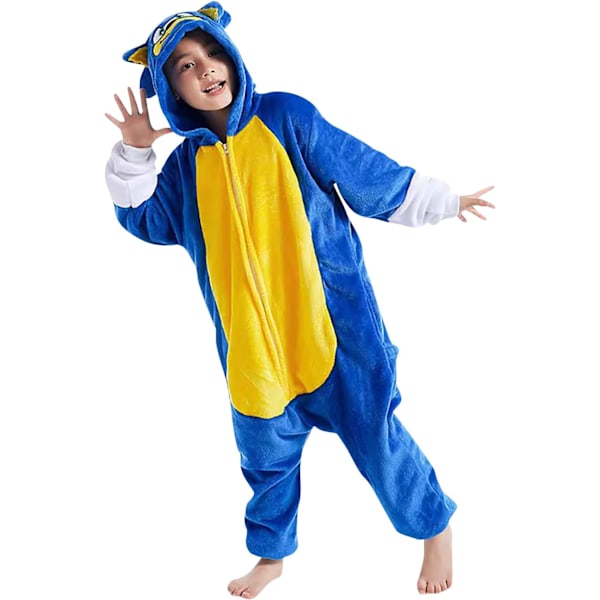 Naisten Onesie, Aikuisten Miesten Haalarit, Kigurumi Onesie, Yksisarvisen Pyjamat, Flanelli Pyjamat, Eläimen Onesie, Halloween-asu, Jouluvaatteet Sonic2 L