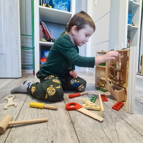 Puusepän Työkalusetti Lapsille - Puulelut_MGF