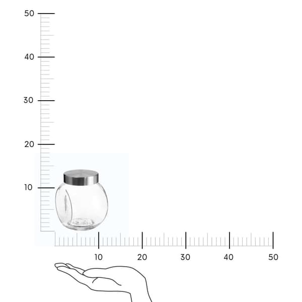 Nixo lasipurkki 650 ml | Ruostumaton teräs_MGF