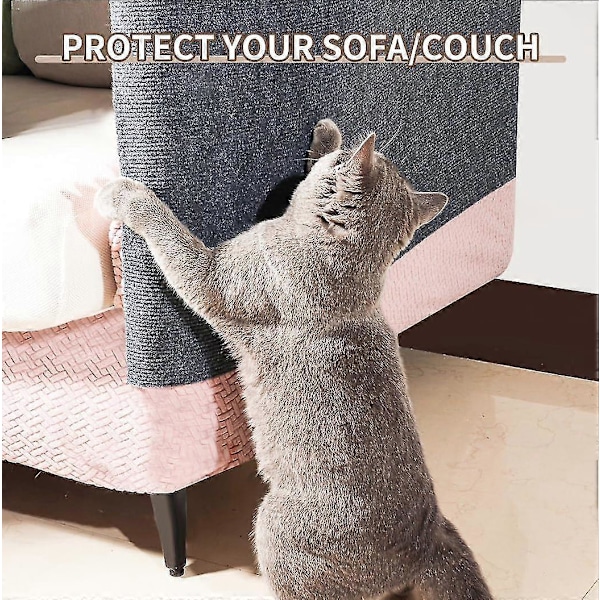 Selvklebende katteklømatte, Klømatte for katter, Kattekløsbrett, Katteklømatte for å beskytte møbler, Sofa