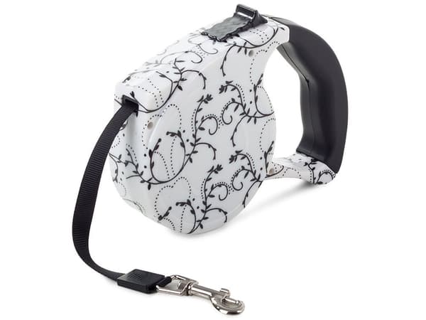 Rullkoppel / Hundkoppel - 5m - 15kg_MGF White
