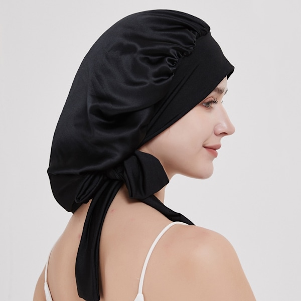 INF Yömyssy Silkkinen unihattu 100 % mulperisilkkiä Rosa Lyserød