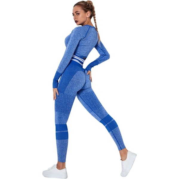 Yoga Bukser Gym Kort Top Sæt Til Kvinder Høj Talje Sømløse Leggings Yoga Tights Leggings Træning Sports Top Løbe Gym Bukser Med Elastisk Talje