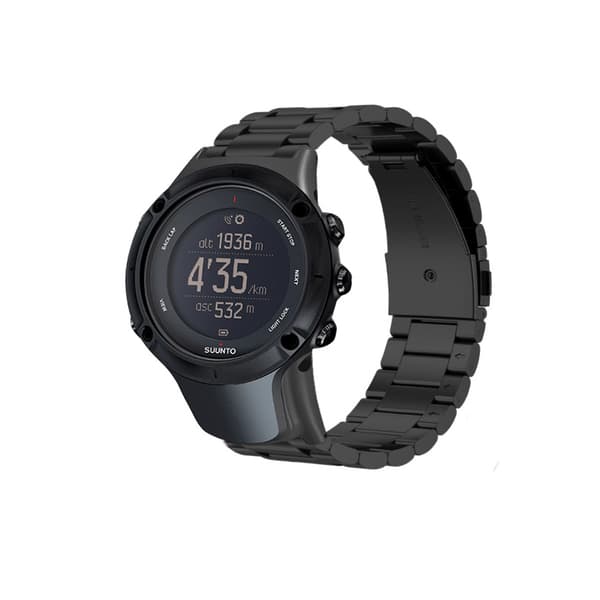 Premium Watch Strap for Suunto Ambit 3 Black Black