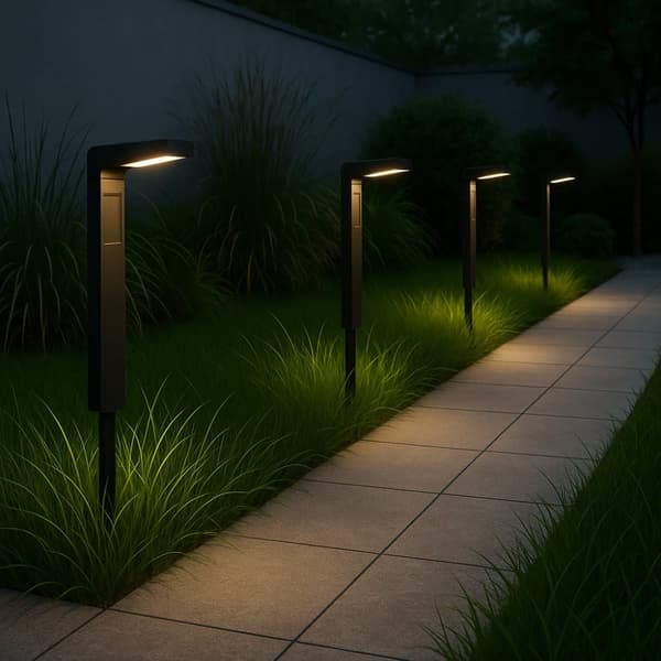 Solcellelampe 30 LED til haven, HIT GARDEN dekoration, skumringssensor_MGF