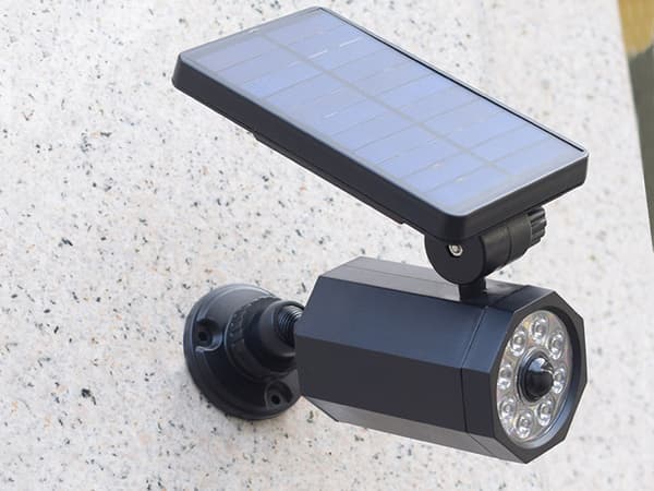 Solcellelampe 8 LED - Hagelampe med sensor_MGF
