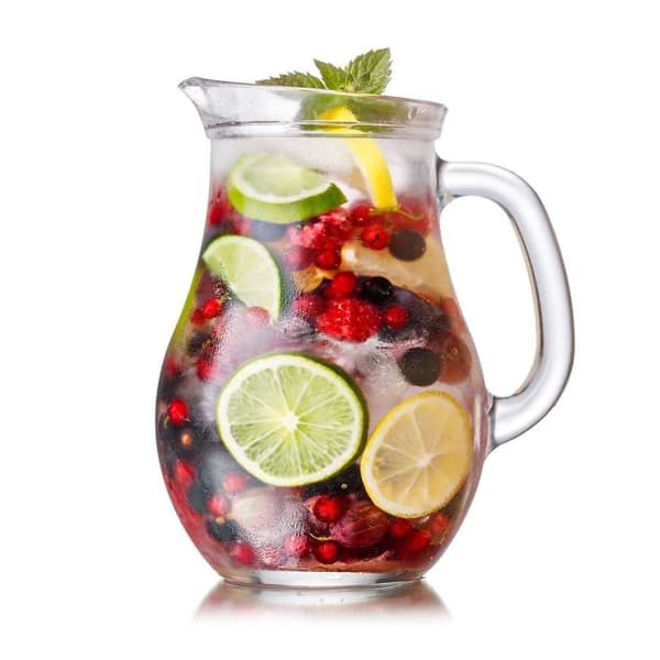 Kanna för drycker Vatten Juice Lemonad för drycker Glaskaraff Vin 0,25L_MGF