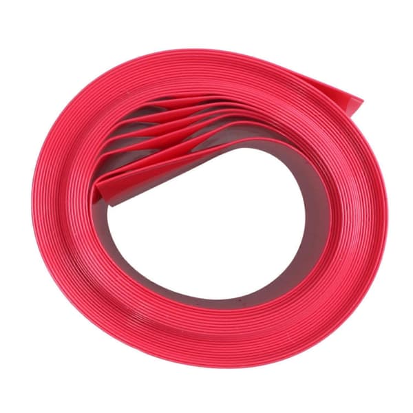 2M 50mm Leveä PVC Kutistesukka Punainen 2 x_MGF
