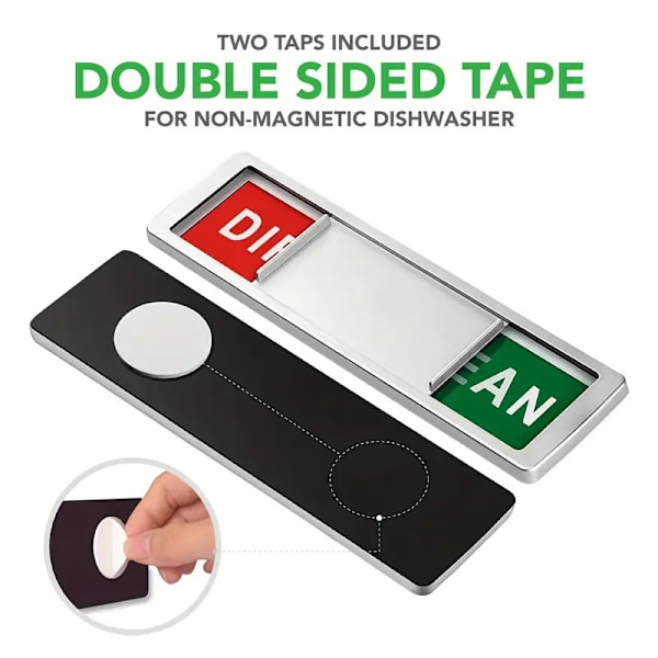 Magnet / Skylt för diskmaskin – Ren / Smutsig_MGF