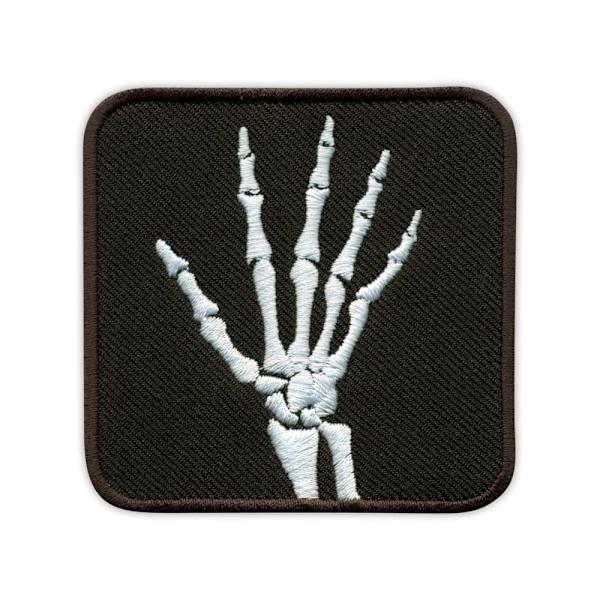 Patchion röntgenbild - HAND - Magnetisk baksida - Broderad lapp/emblem/märke_MGF