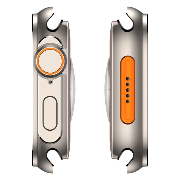 Durable Metal Case for Apple Watch Series 10 46mm Silver Silver