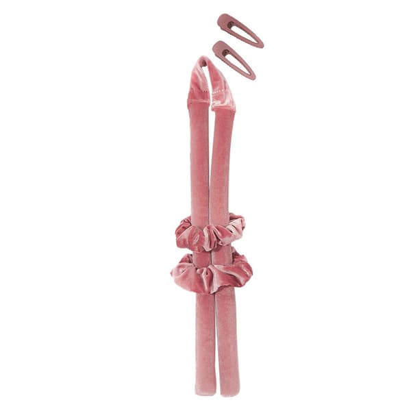 Hiusten kiharrin, lämmötön, vaaleanpunainen Pink