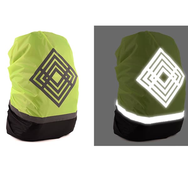 Reflective Rain Cover for Hiking Backpacks (Diamond Pattern) M M