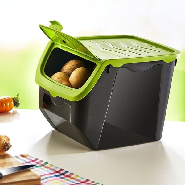 Stor köksbehållare för grönsaker, frukt, potatis, vitlök och bulkvaror_MGF