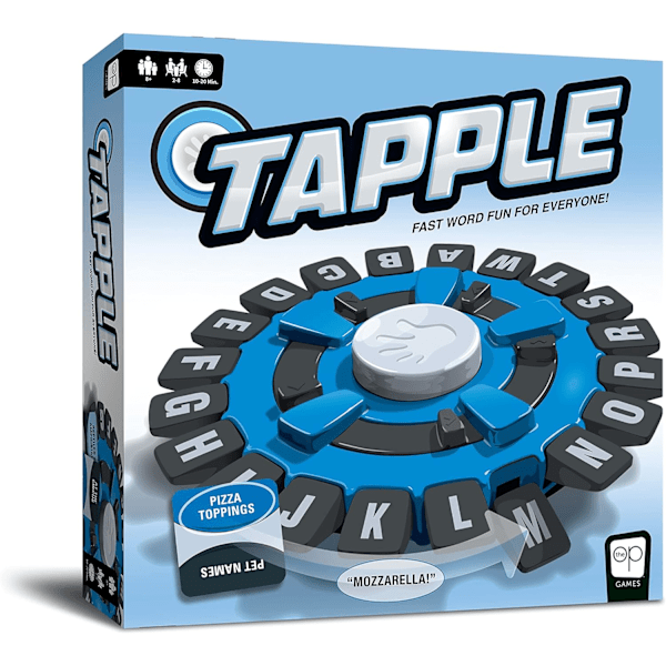 Ordspel | Snabbt Familjespel | Välj en Kategori och Tävla mot Timern för att Vara den Sista Spelaren Kvar | Alla Åldrar (1 Förpackning)