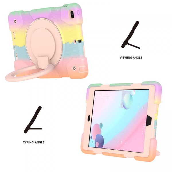 Barnfodral med axelrem, iPad 9.7 (2018), multi flerfärgad_MGF multicolor