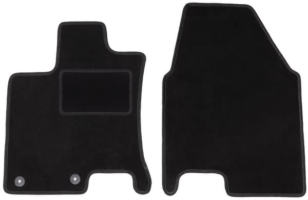 Svarta frontmåtter til: Nissan Qashqai +2 crossover (2008-2013)_MGF